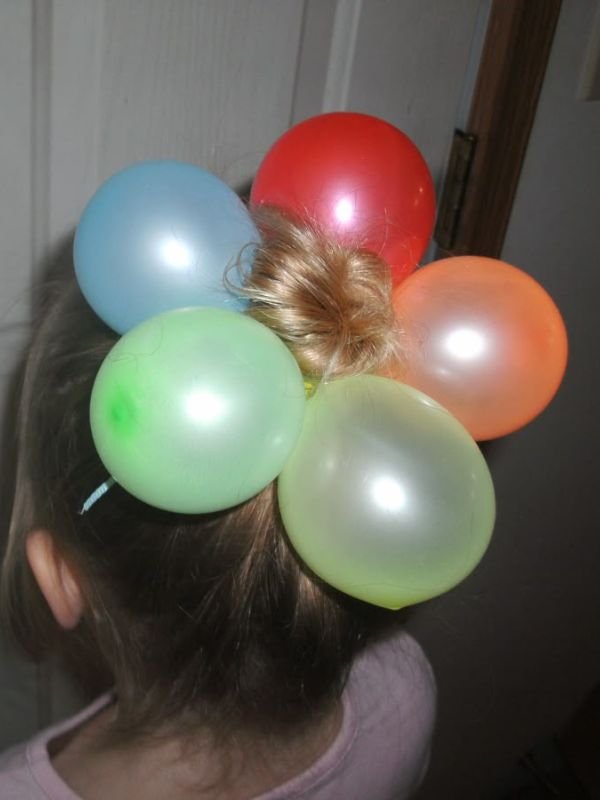 Balloon Bun Topper