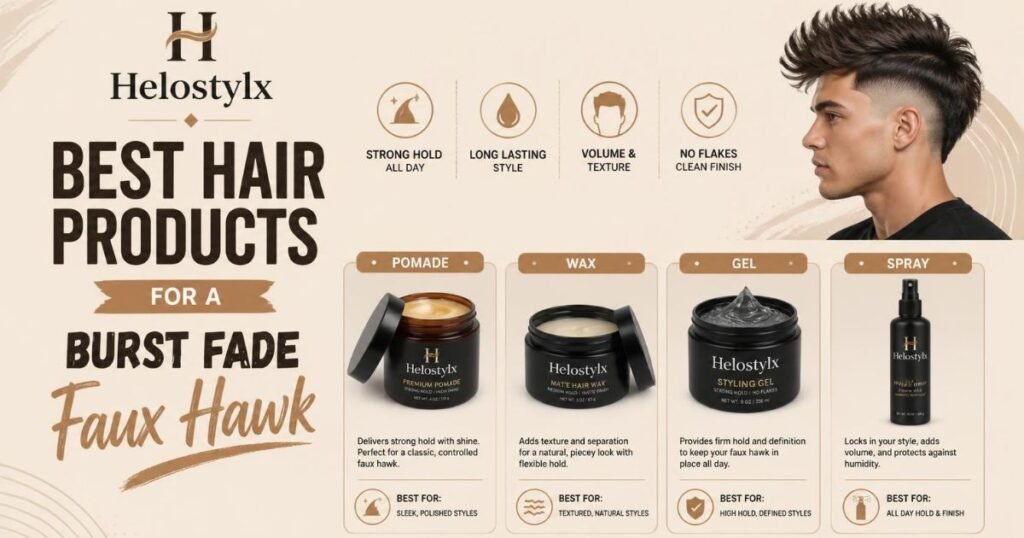 Best Hair Products for a Burst Fade Faux Hawk