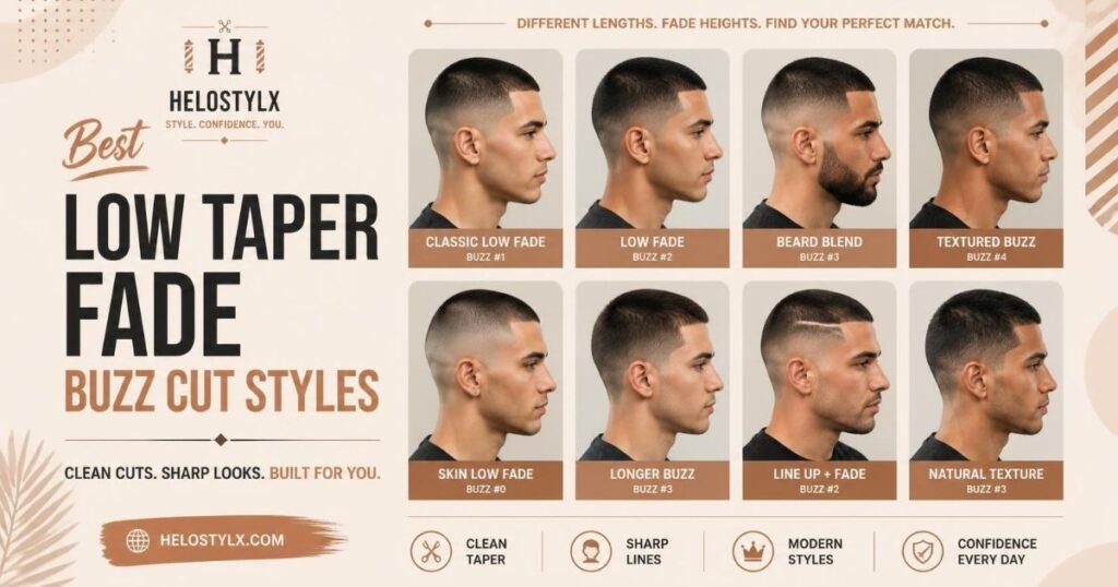 Best Low Taper Fade Buzz Cut Styles