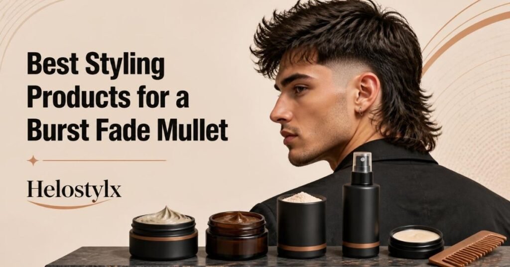 Best Styling Products for a Burst Fade Mullet