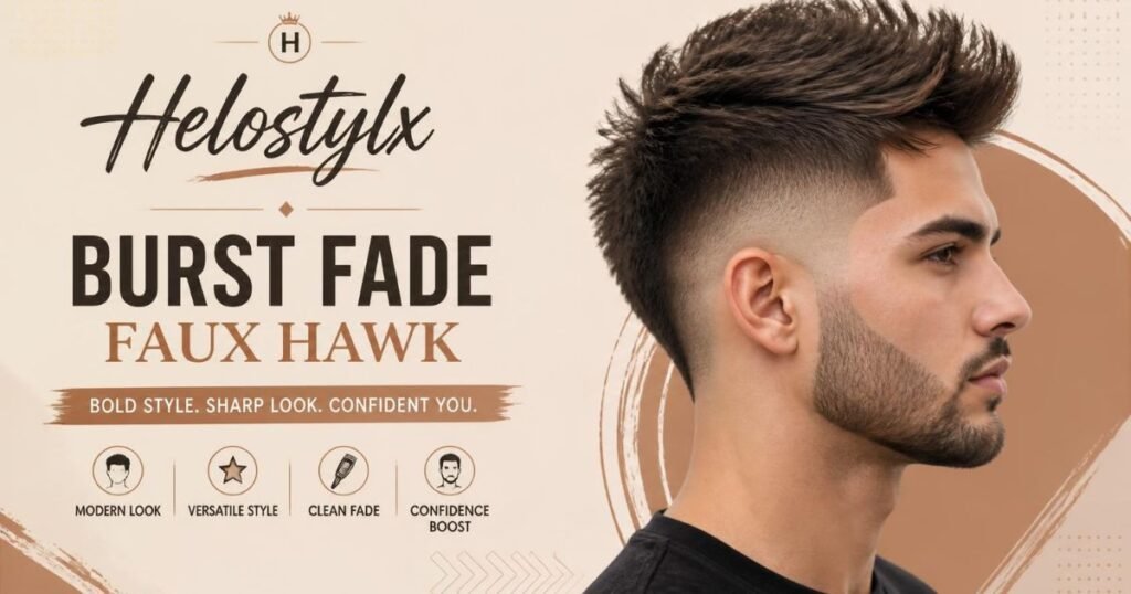 Burst Fade Faux Hawk