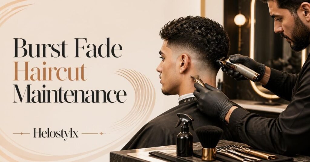 Burst Fade Haircut Maintenance