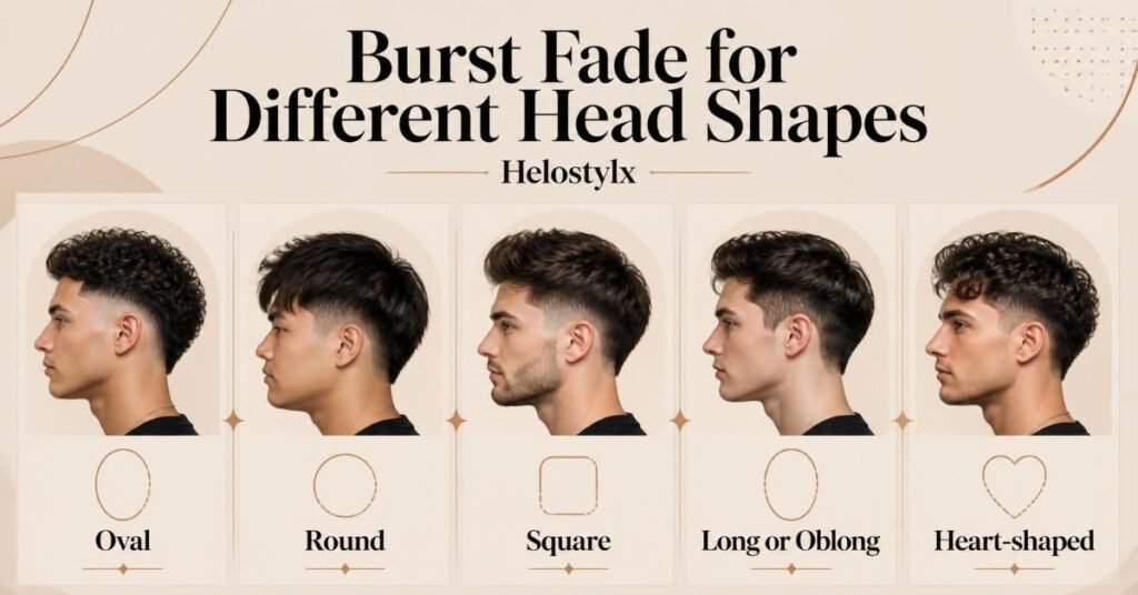 Burst Fade for Different Head Shapes