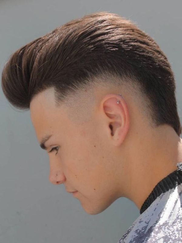 Classic Burst Fade Slick Back