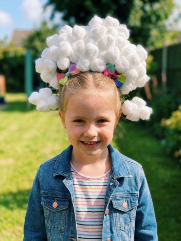 Cotton Ball Cloud Hair