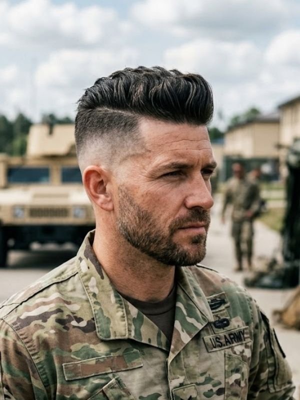Disconnected Undercut Fade