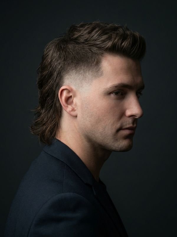 Drop Burst Fade Mullet