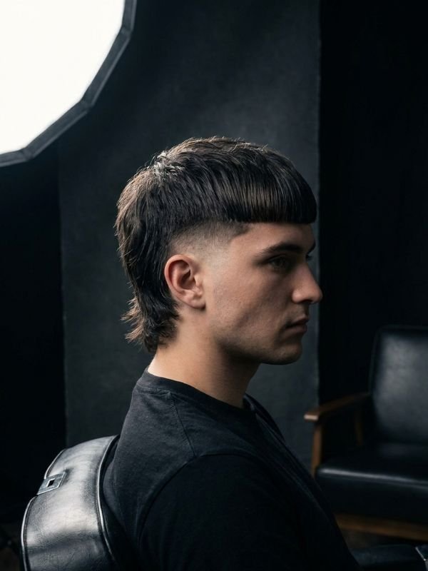 Edgar Burst Fade Mullet
