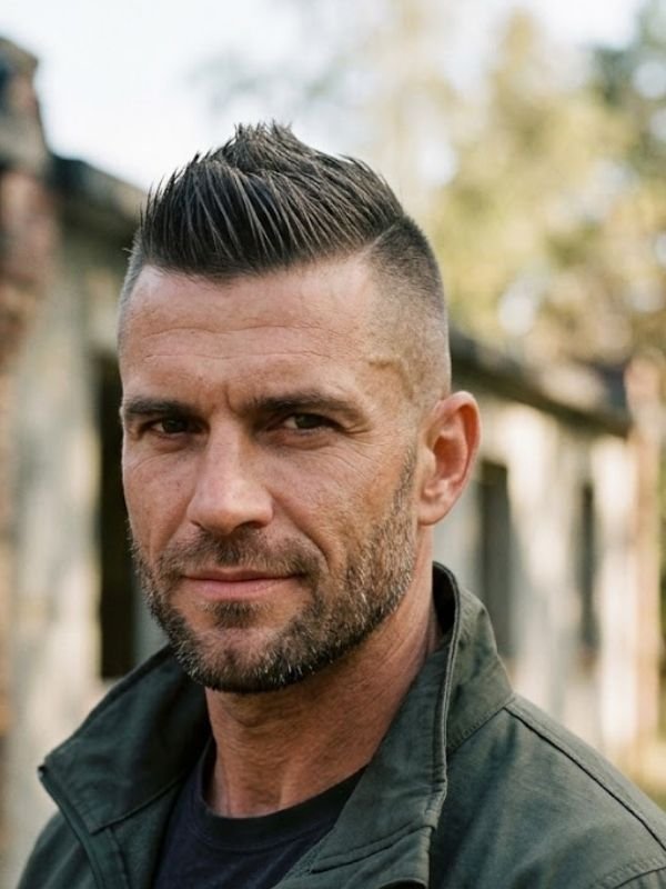 Faux Hawk Military Cut