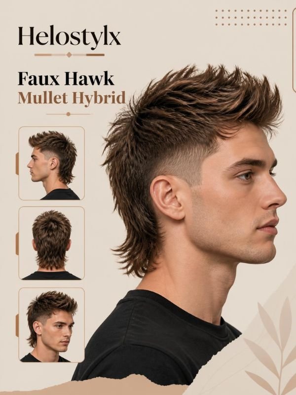 Faux Hawk Mullet Hybrid