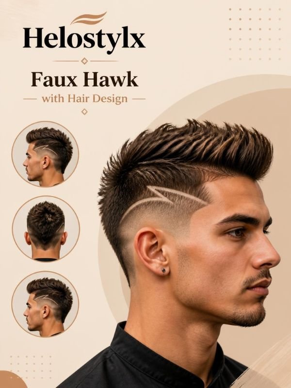Faux Hawk with Hair Design