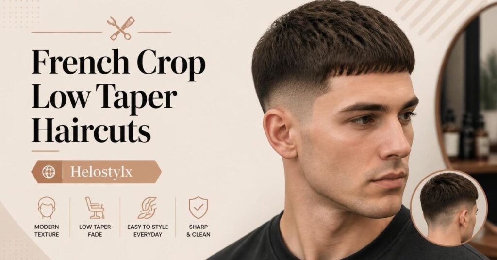 French Crop Low Taper Haircuts