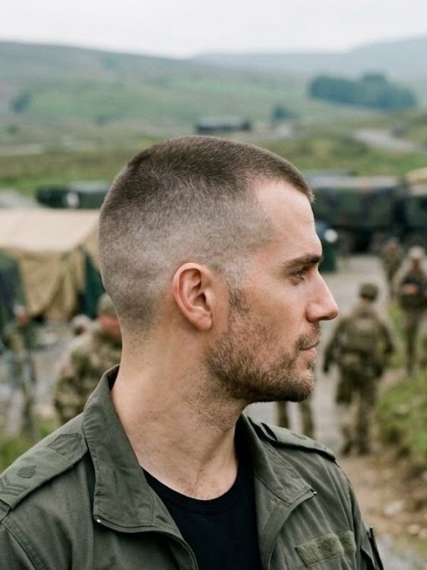 High Fade Buzz Cut