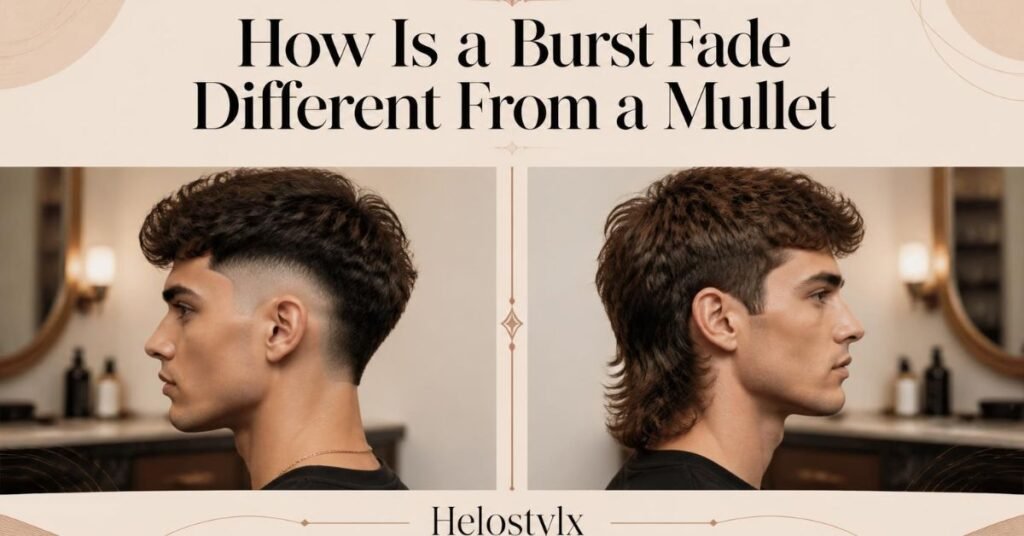 How Is a Burst Fade Different From a Mullet