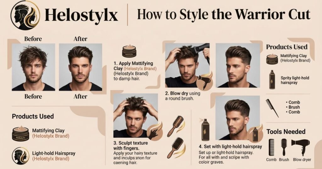 How to Style the Warrior Cut