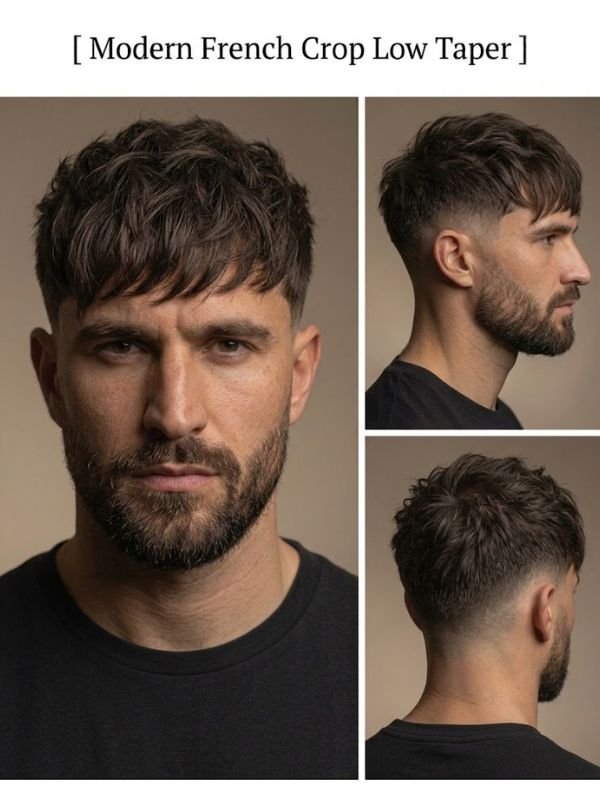 Long French Crop Low Taper