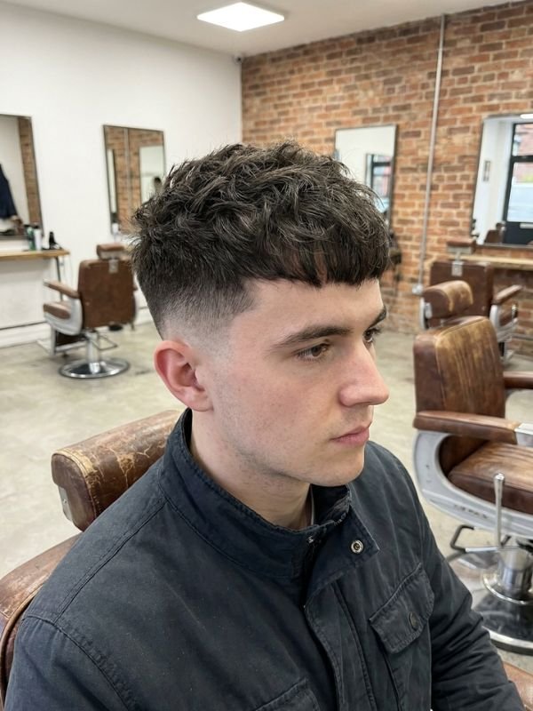 Low-Maintenance Textured French Crop Mid Fade