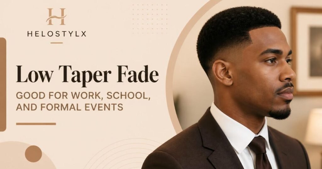 Low Taper Fade Good for Work School and Formal