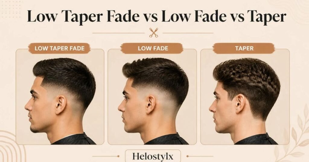 Low Taper Fade vs Low Fade vs Taper