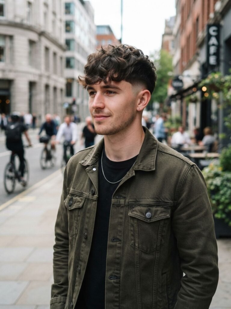 Mid Burst Fade Fringe