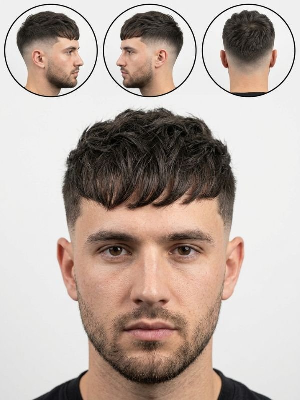 Mid Fade Classic Textured French Crop