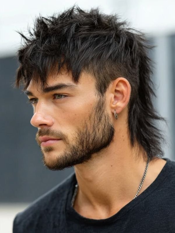 Modern Shaggy Mullet Men