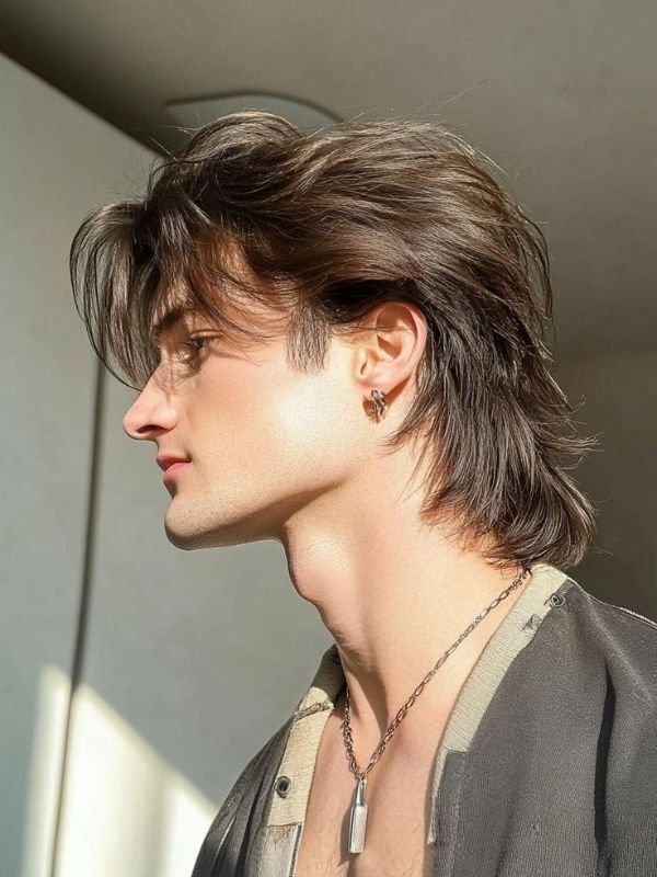 Modern Soft Drop Mullet