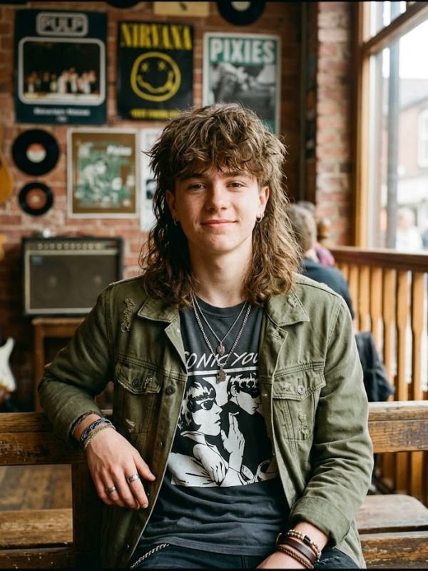 Shaggy Fringe Mullet