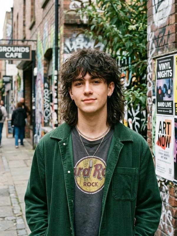 Shaggy Layered Mullet