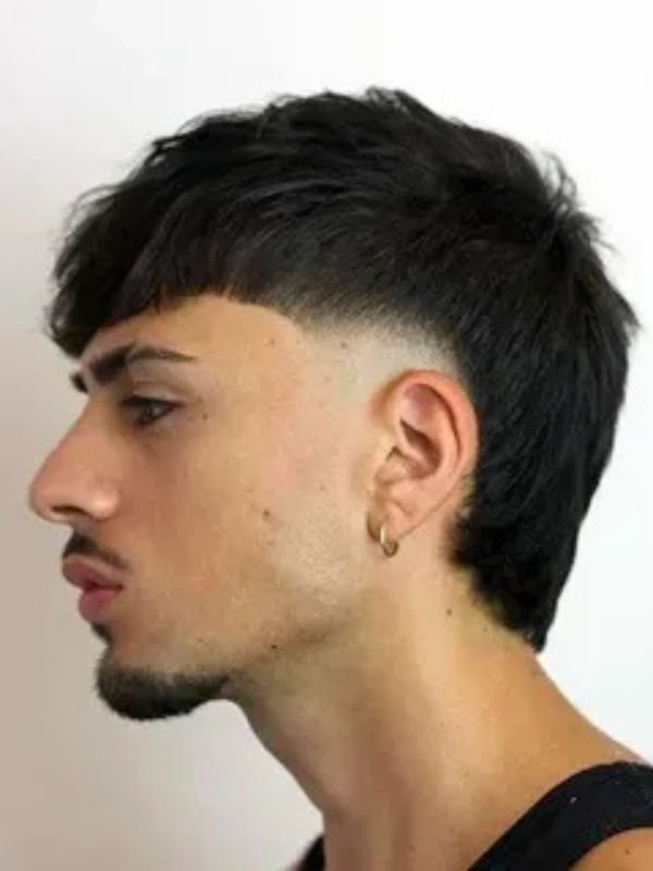 Sharp Contrast Mullet