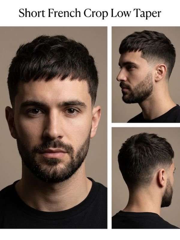  Short French Crop Low Taper