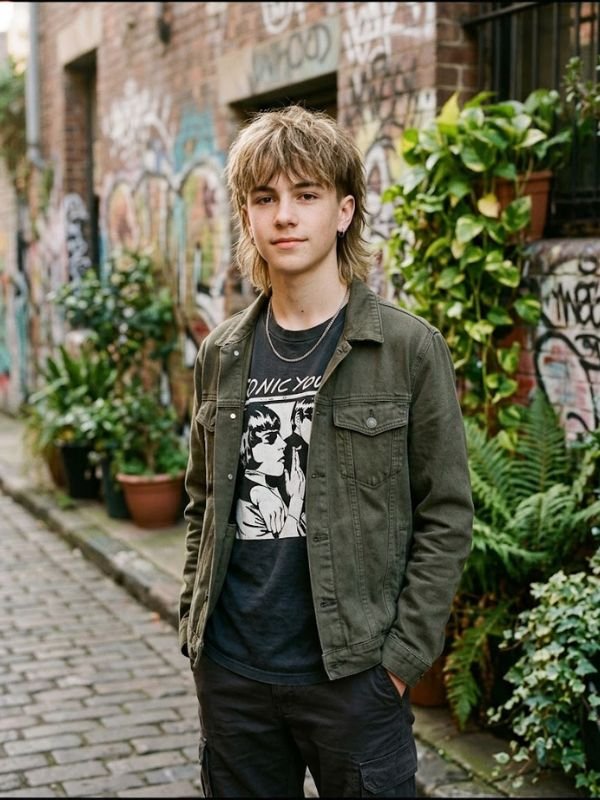 Short Shaggy Mullet