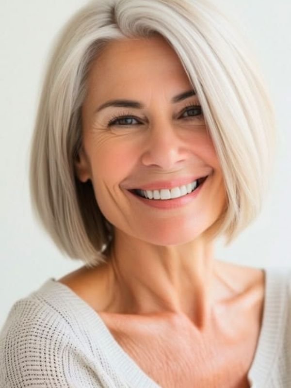 Sleek Blunt Bob
