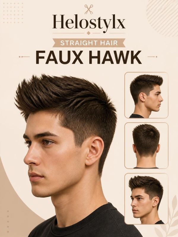 Straight Hair Faux Hawk