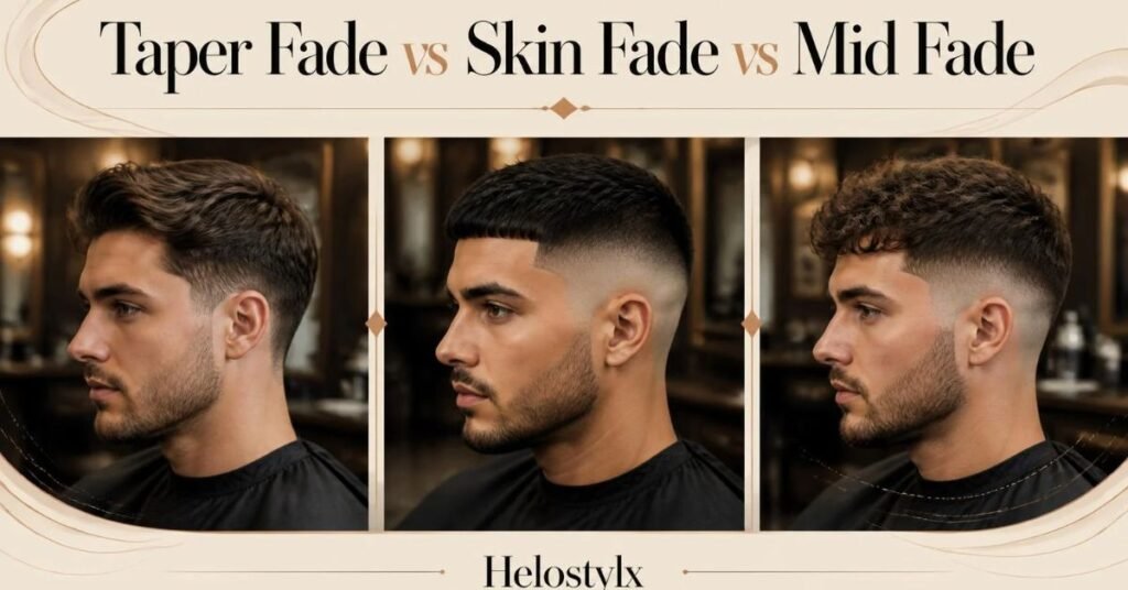 Taper Fade vs Skin Fade vs Mid Fade