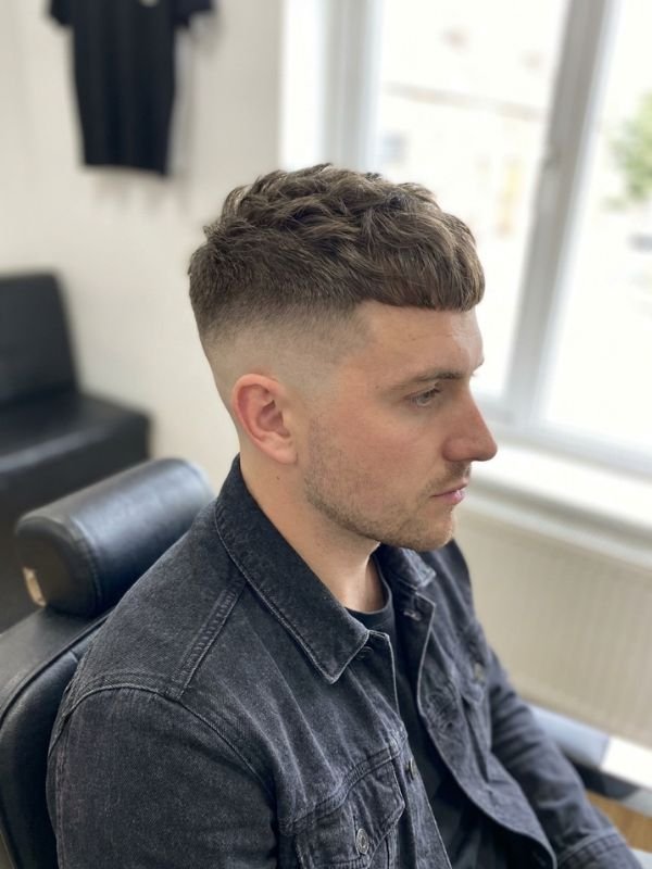 Textured French Crop with High Fade