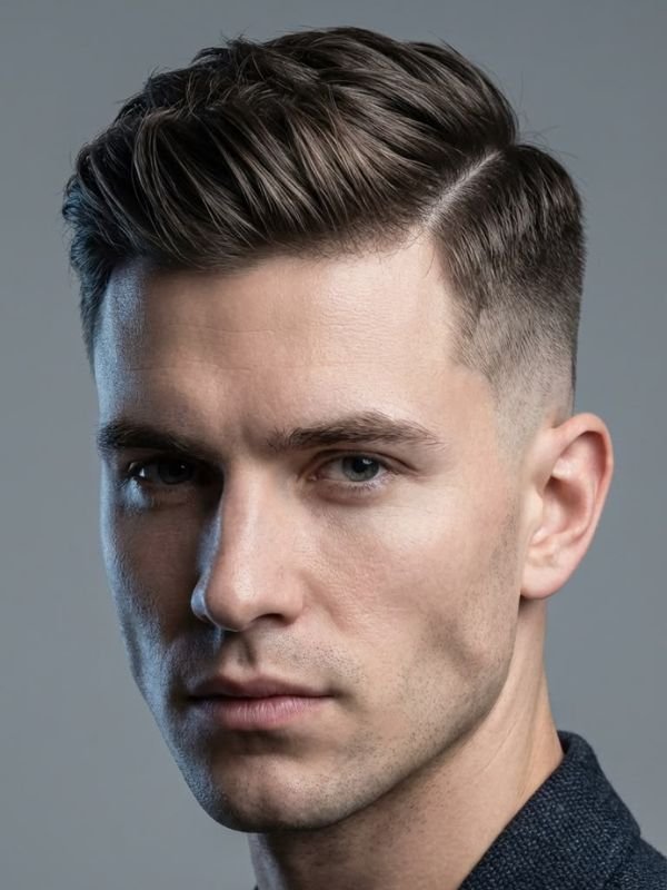 The Side Part With Fade