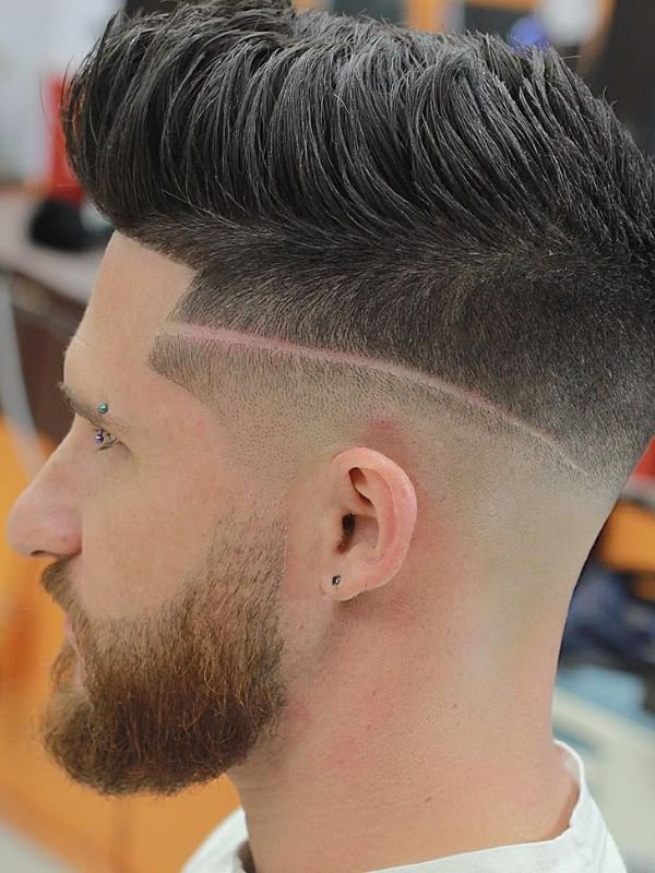 Thick Hair Low Taper Fringe