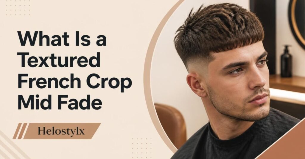 What Is a Textured French Crop Mid Fade