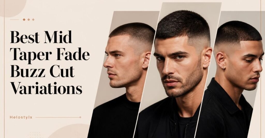 Best Mid Taper Fade Buzz Cut Variations 