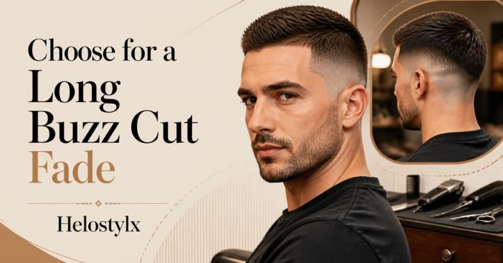 Choose for a Long Buzz Cut Fade