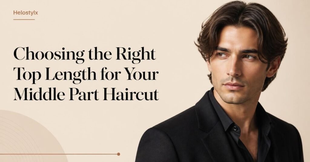 Choosing the Right Top Length for Your Middle Part Haircut