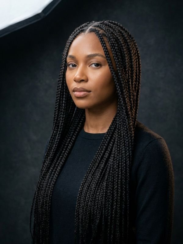 Classic Waist-Length Box Braids