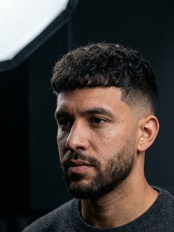 Curly French Crop Haircut