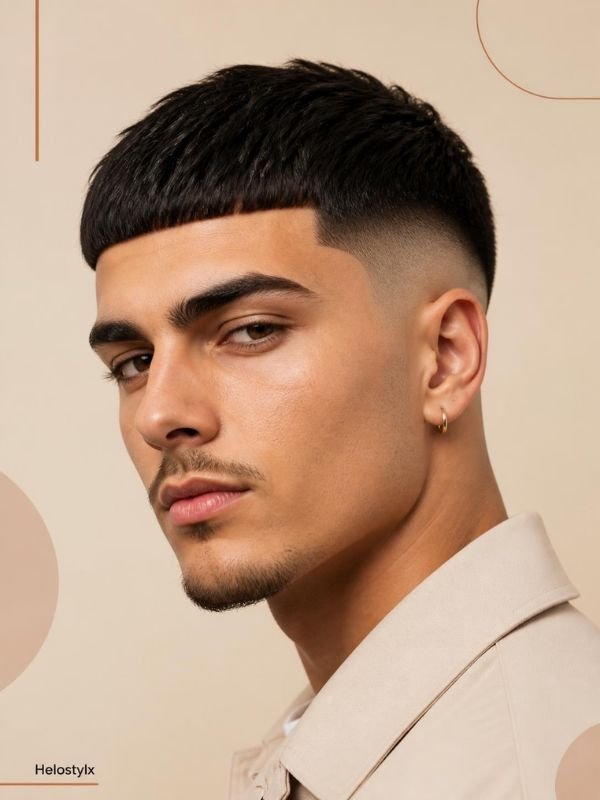 Edgar with High Drop Fade
