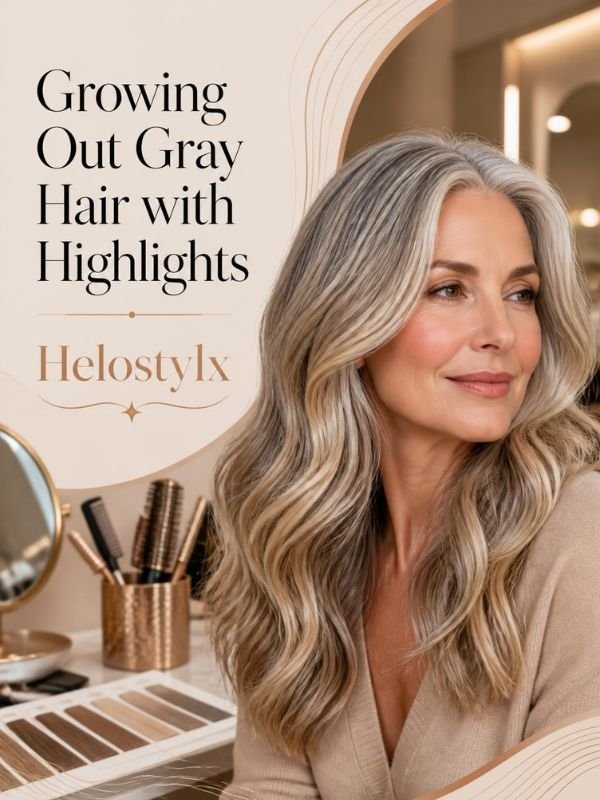 Growing Out Gray Hair with Highlights