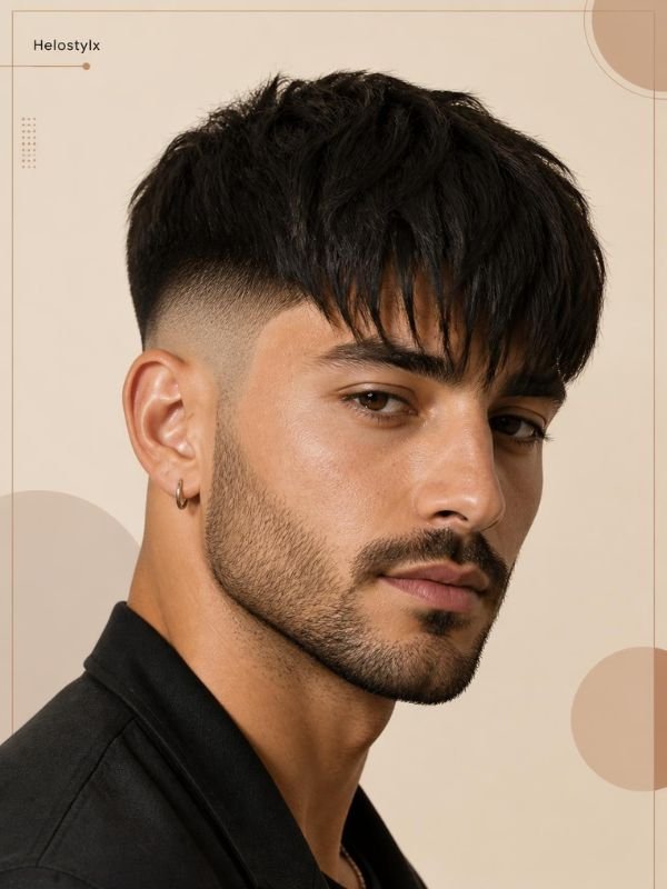 Low Skin Fade Edgar with Long Fringe