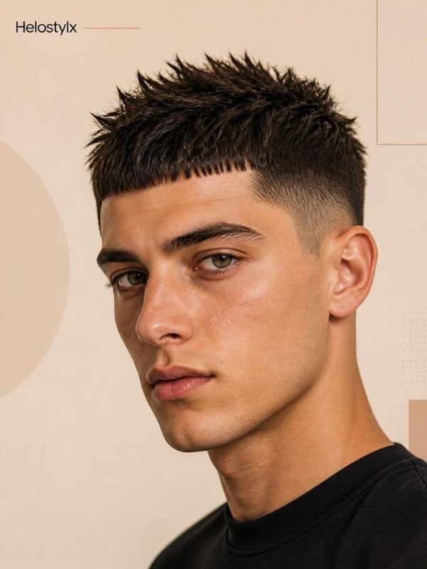 Short Spiky Edgar Cut