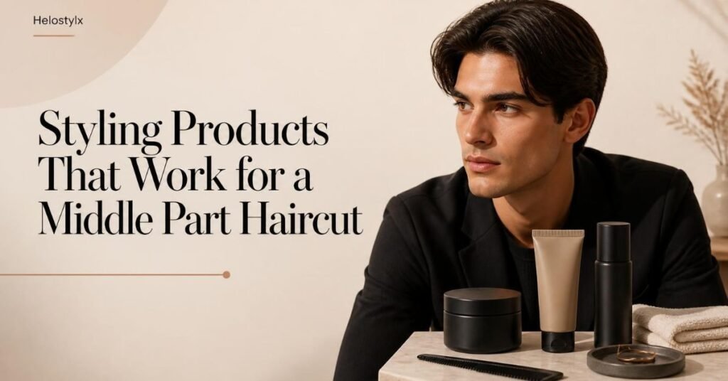 Styling Products That Work for a Middle Part Haircut