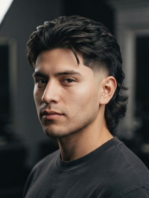 Taper Fade Mexican Mullet